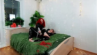 lesbian tickling video homemade porn - Arya Grander and model Fetishaura