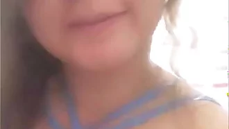 Spanish Girl showing her boobs on Mlive